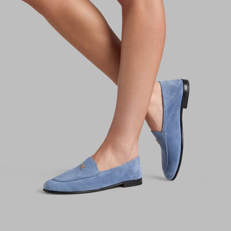 WOMEN'S METAL TEES SUEDE FLEX LOAFER - US 4514