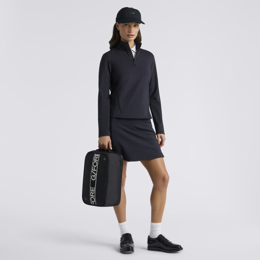 BRUSHED BACK STRETCH 1/4 ZIP PULLOVER - US 2255