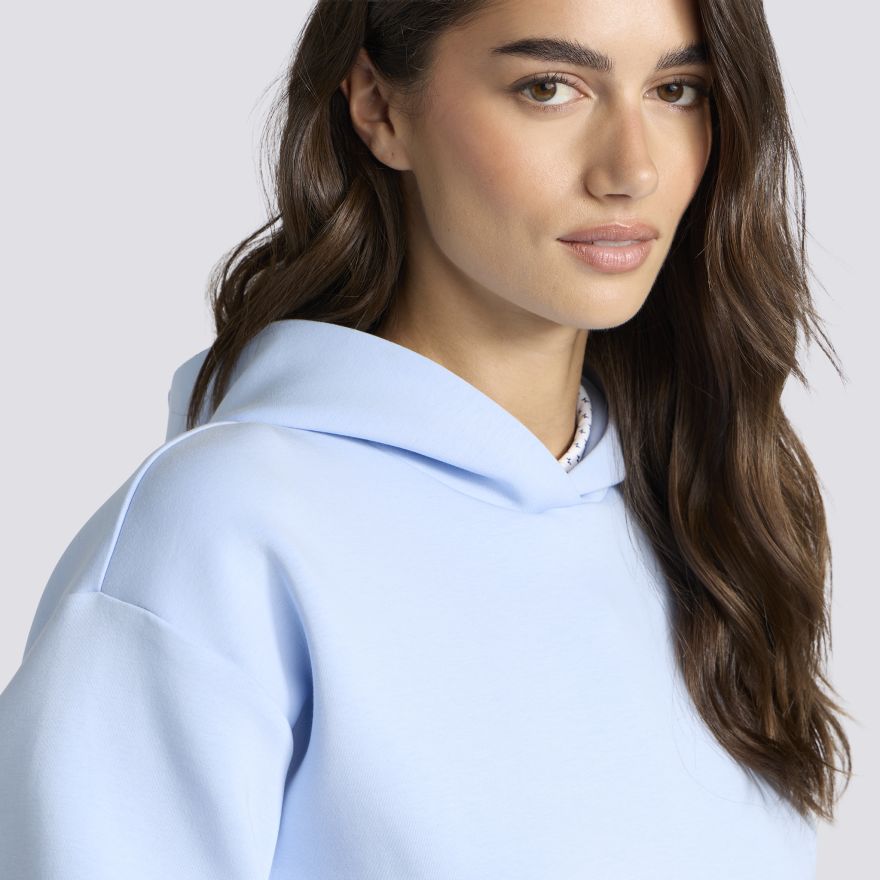 COTTON BLEND SCUBA HOODIE - US 5916