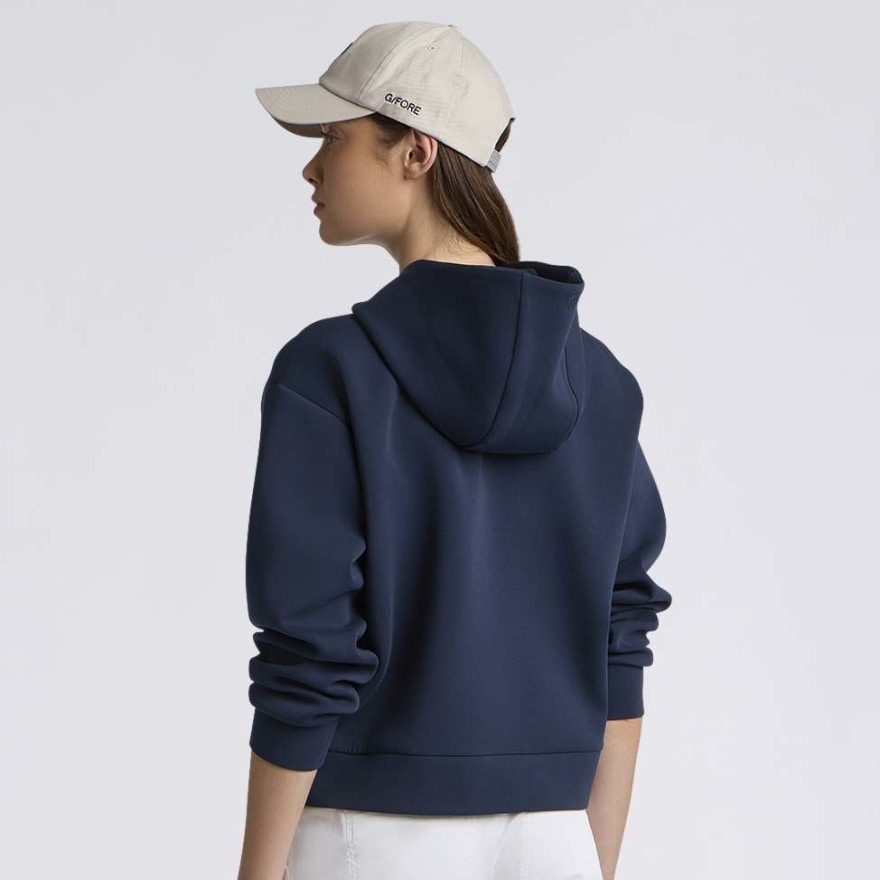 COTTON BLEND SCUBA HOODIE - US 5335