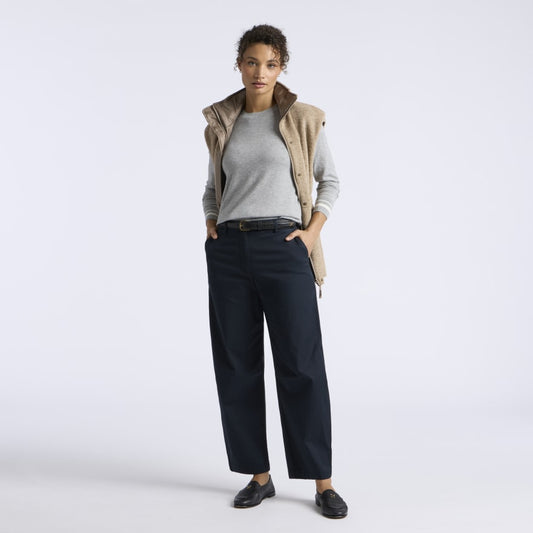 COOLING COTTON CREWNECK SWEATER - US 5604
