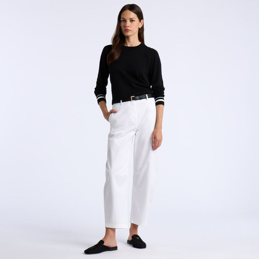 COOLING COTTON CREWNECK SWEATER - US 4203