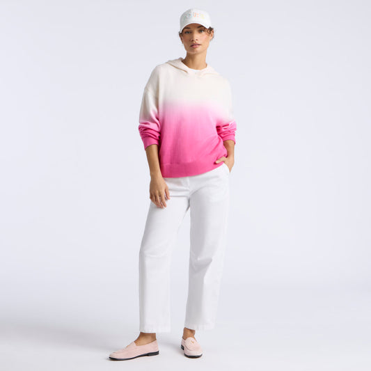 DIP DYED MERINO WOOL HOODIE - US 9745
