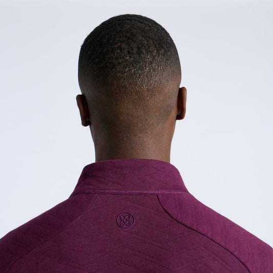 DUNES COTTON QUILTED 1/4 ZIP PULLOVER - US 9742