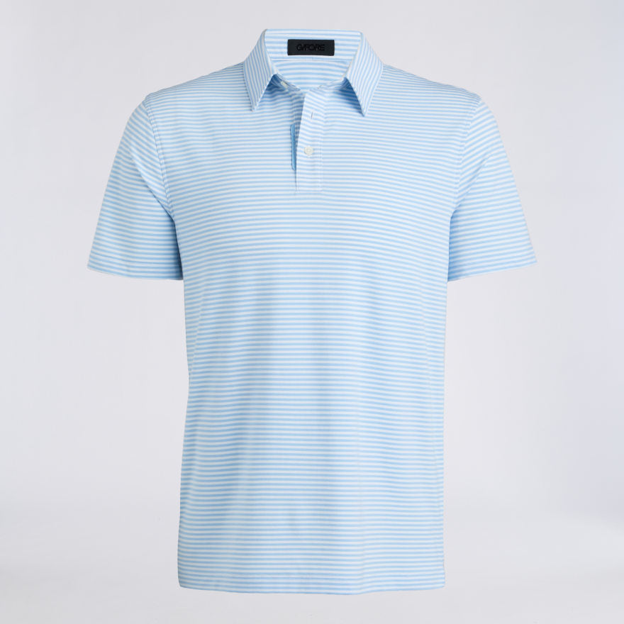 ALL PLAY STRIPE STRETCH KNIT POLO - US 6004
