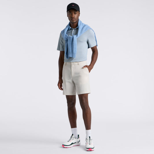 HERRINGBONE STRIPE TECH JERSEY POLO - US 6509