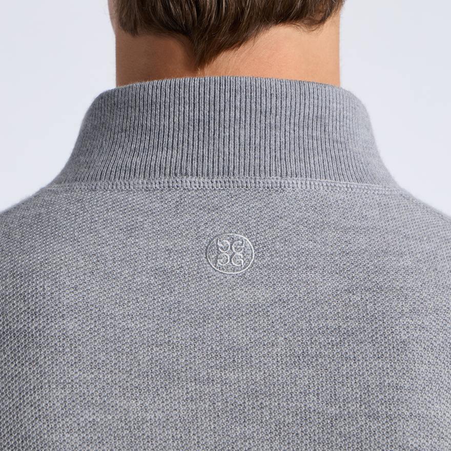 THE CLUB MERINO WOOL 1/4 ZIP SWEATER - US 8660