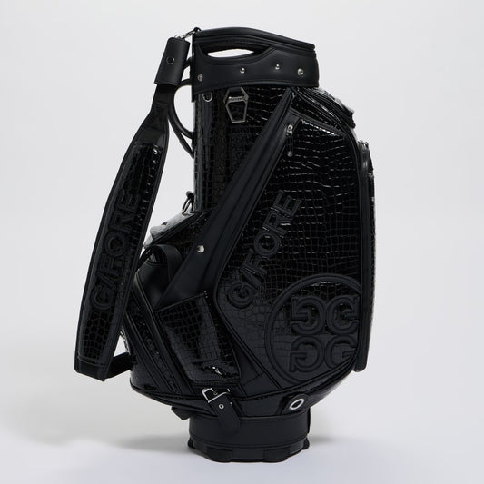 LTD RELEASE NOVELTY CROC-EMBOSSED LEATHER TOUR BAG - US 9178