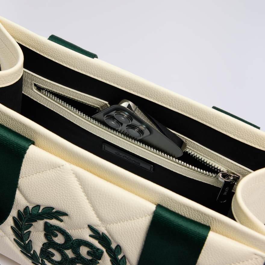 WOMEN'S NOVELTY G WREATH LEATHER CART BAG - US 4232