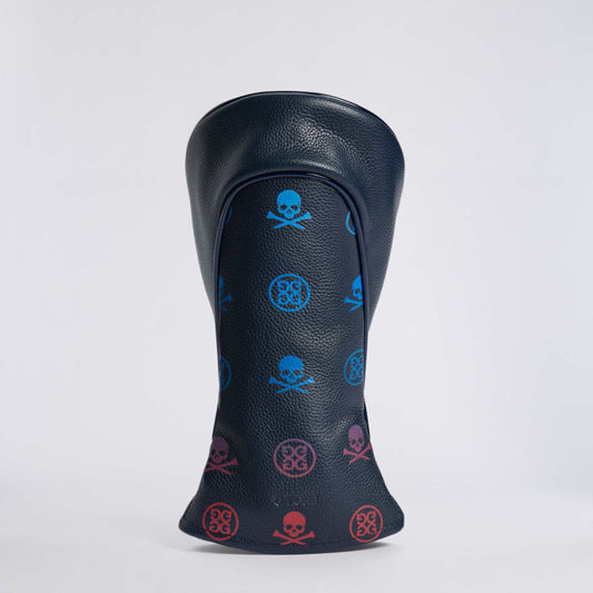 GRADIENT SKULL & TEES LEATHER 3-WOOD HEADCOVER - US 5425