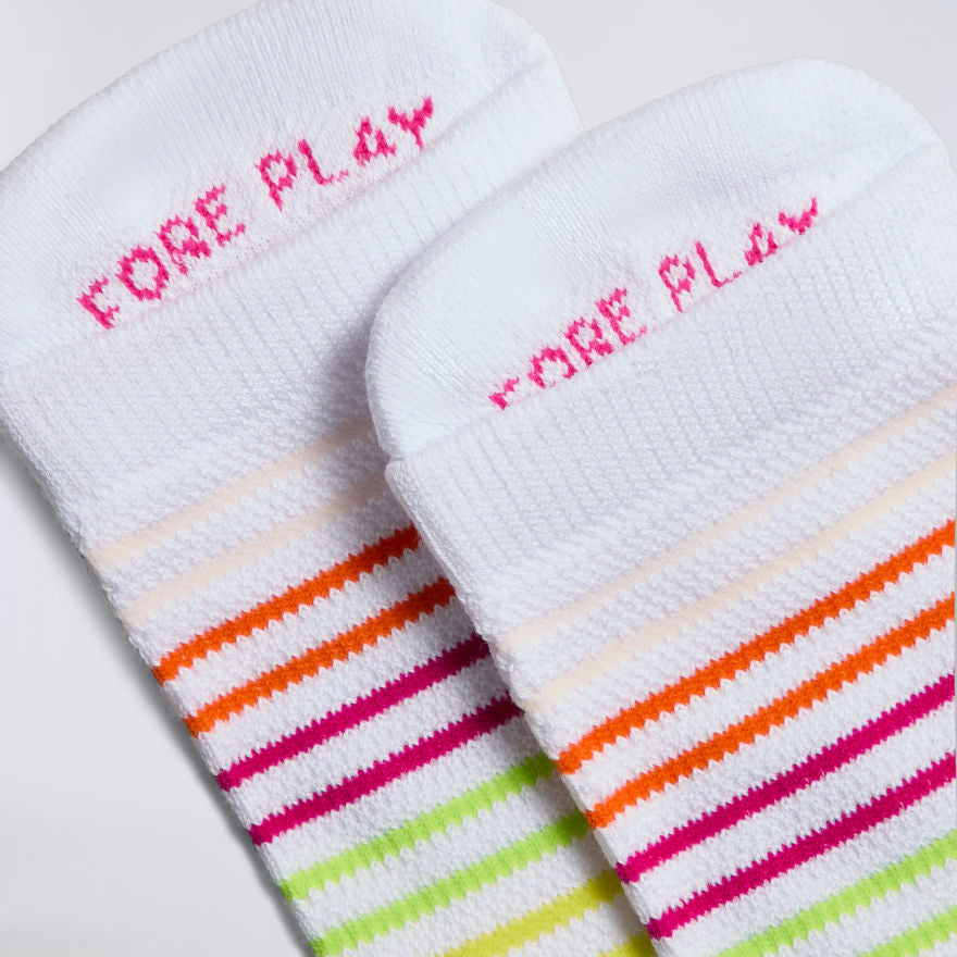 WOMEN'S MULTI STRIPE ANKLE SOCK - US 0917