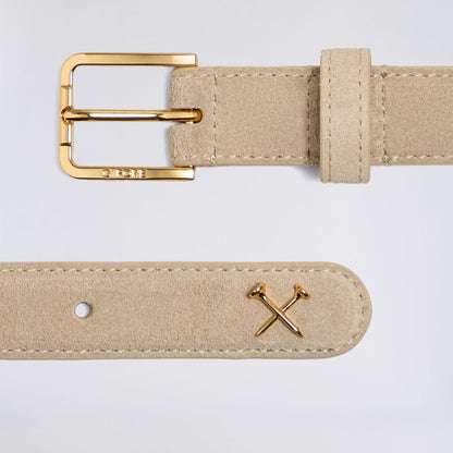 WOMEN'S METAL TEES SUEDE BELT - US 8887