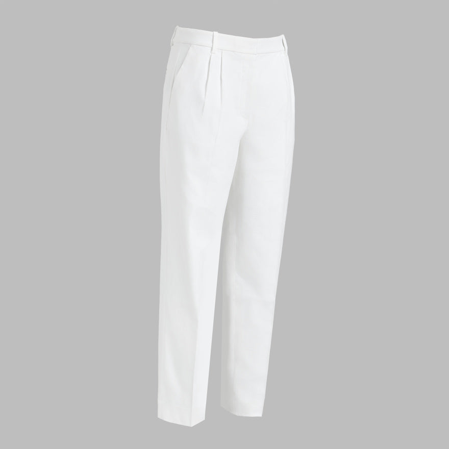 LTD RELEASE LINEN CROPPED PLEATED TROUSER - US 3512