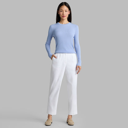 LTD RELEASE LINEN CROPPED PLEATED TROUSER - US 3512