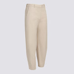 LTD RELEASE STRETCH COTTON GABARDINE BARREL LEG TROUSER - US 6343