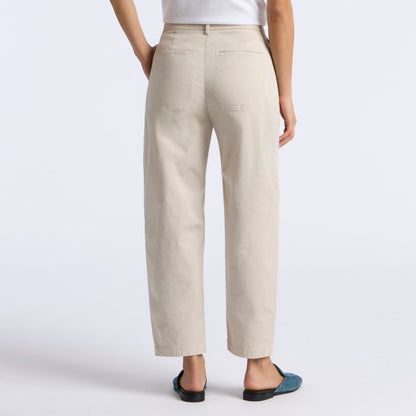 LTD RELEASE STRETCH COTTON GABARDINE BARREL LEG TROUSER - US 6343