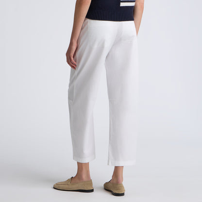 LTD RELEASE STRETCH COTTON GABARDINE BARREL LEG TROUSER - US 4002