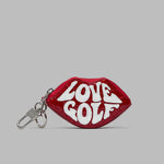 LOVE G CROC-EMBOSSED LEATHER COIN PURSE KEYCHAIN - US 7275