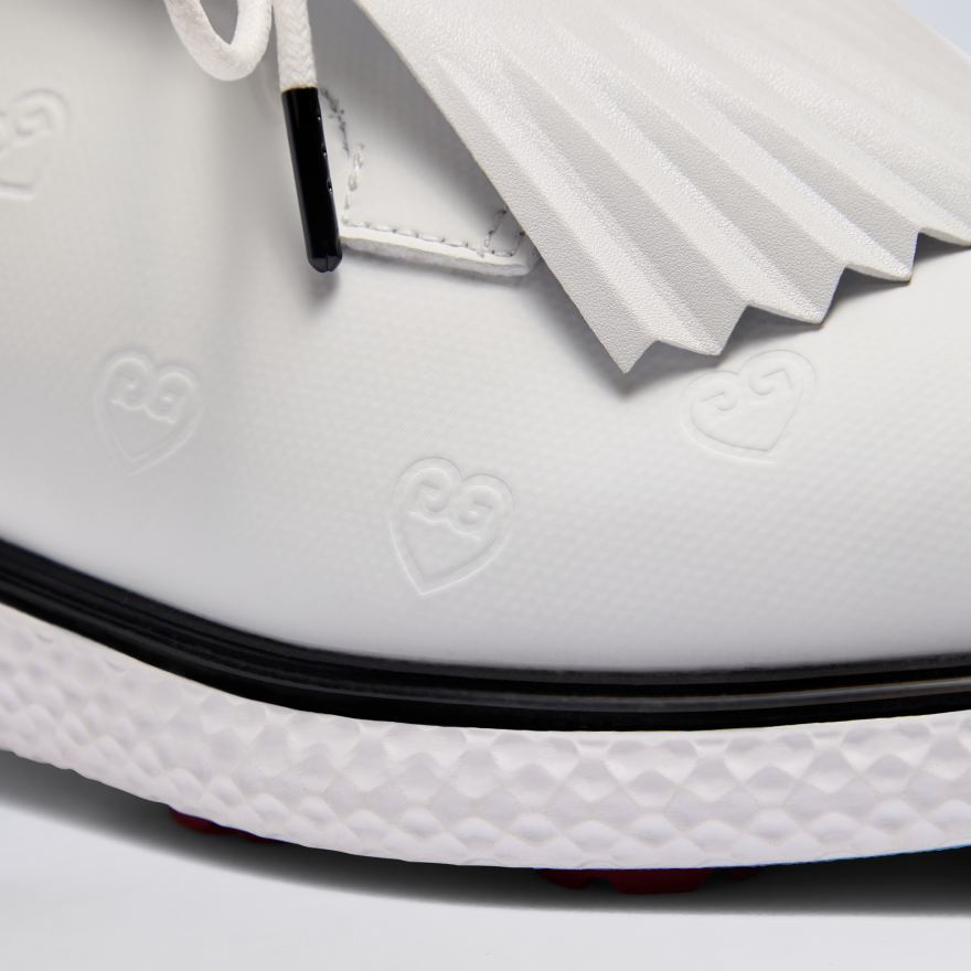 WOMEN'S LTD RELEASE GALLIVAN2R DEBOSSED HEART G'S KILTIE GOLF SHOE - US 9569
