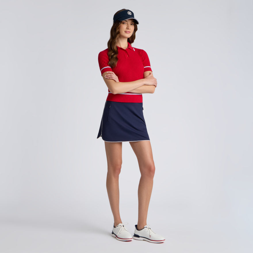 3D TULIP HEM TECH PIQUÉ SKORT - US 8191