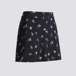 MOODY FLORAL SILKY TECH NYLON SKORT - US 9640