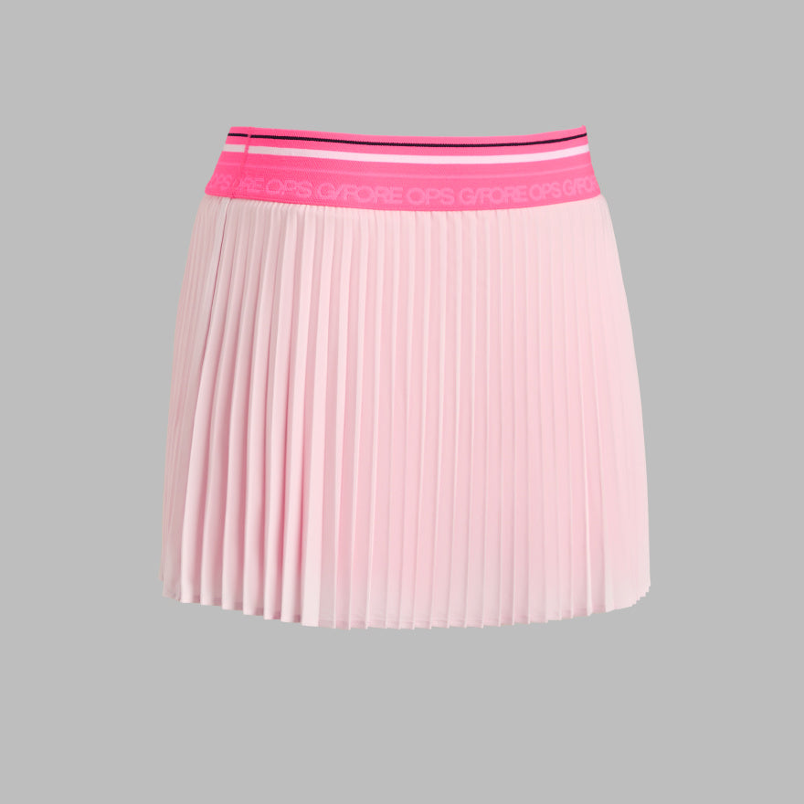 MICROPLEAT STRETCH WOVEN HIGHWAISTED SKORT - US 6935