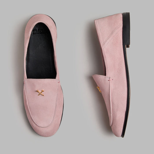 WOMEN'S METAL TEES SUEDE FLEX LOAFER - US 7431