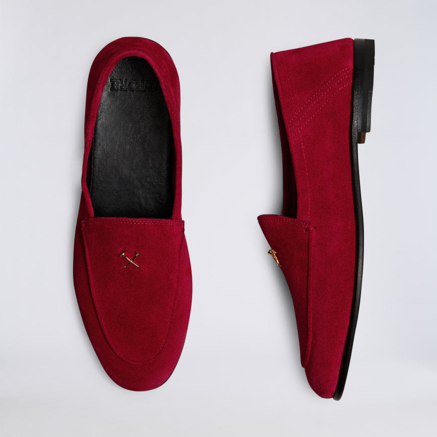 WOMEN'S METAL TEES SUEDE FLEX LOAFER - US 0225