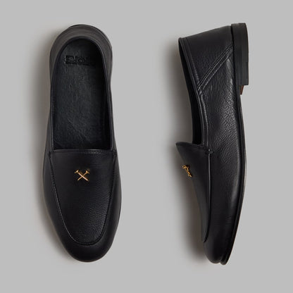 WOMEN'S METAL TEES LEATHER FLEX LOAFER - US 8634