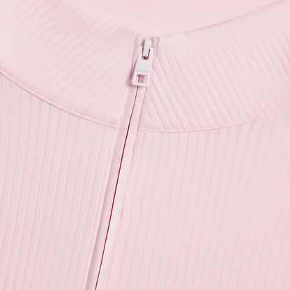 FITTED RIB 1/4 ZIP PULLOVER - US 7578