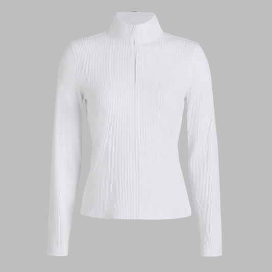 FITTED RIB 1/4 ZIP PULLOVER - US 1971
