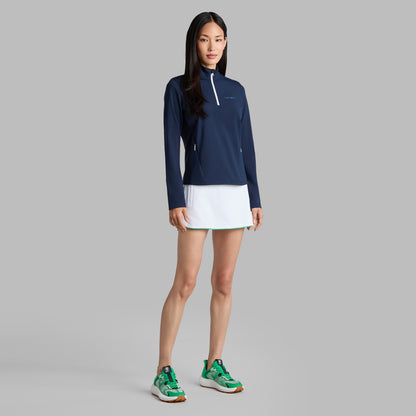 PRAY FOR BIRDIES BRUSHED BACK STRETCH 1/4 ZIP PULLOVER - US 2649