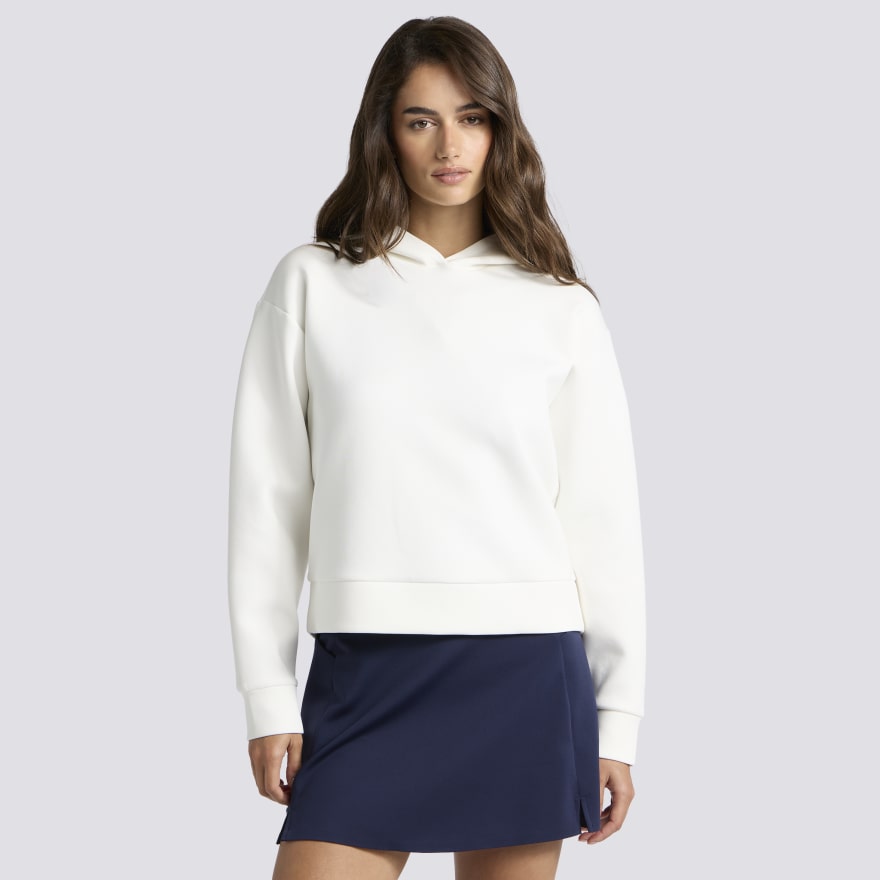 COTTON BLEND SCUBA HOODIE - US 2626