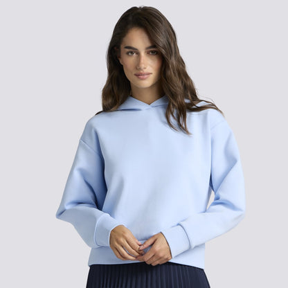 COTTON BLEND SCUBA HOODIE - US 5916