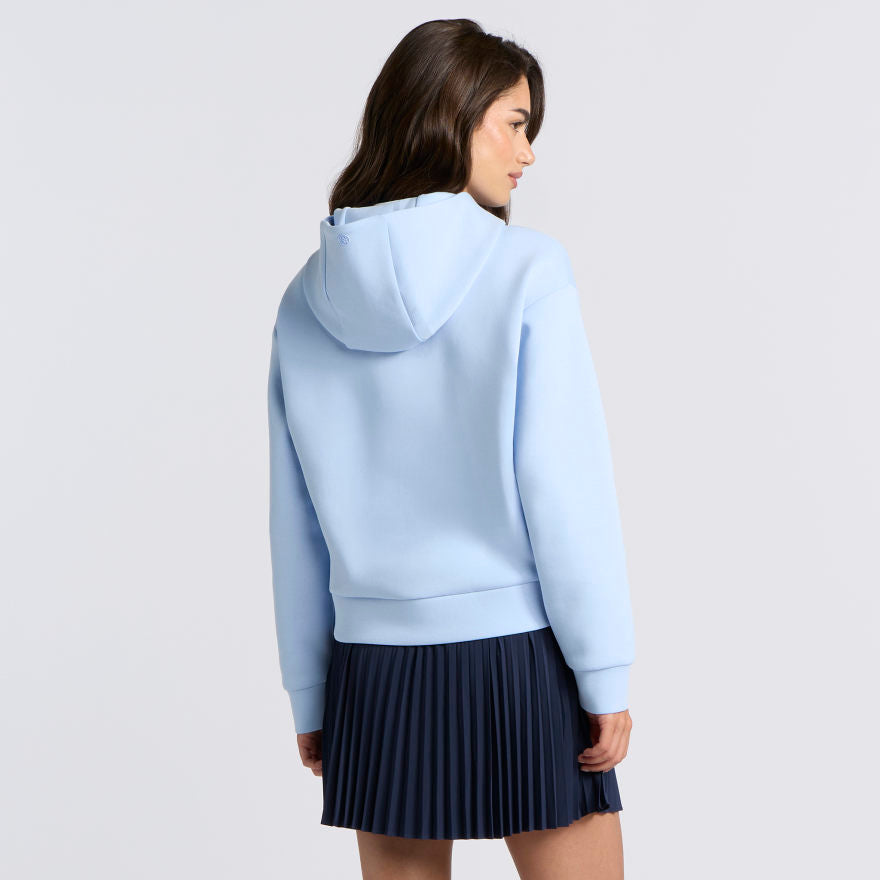 COTTON BLEND SCUBA HOODIE - US 5916