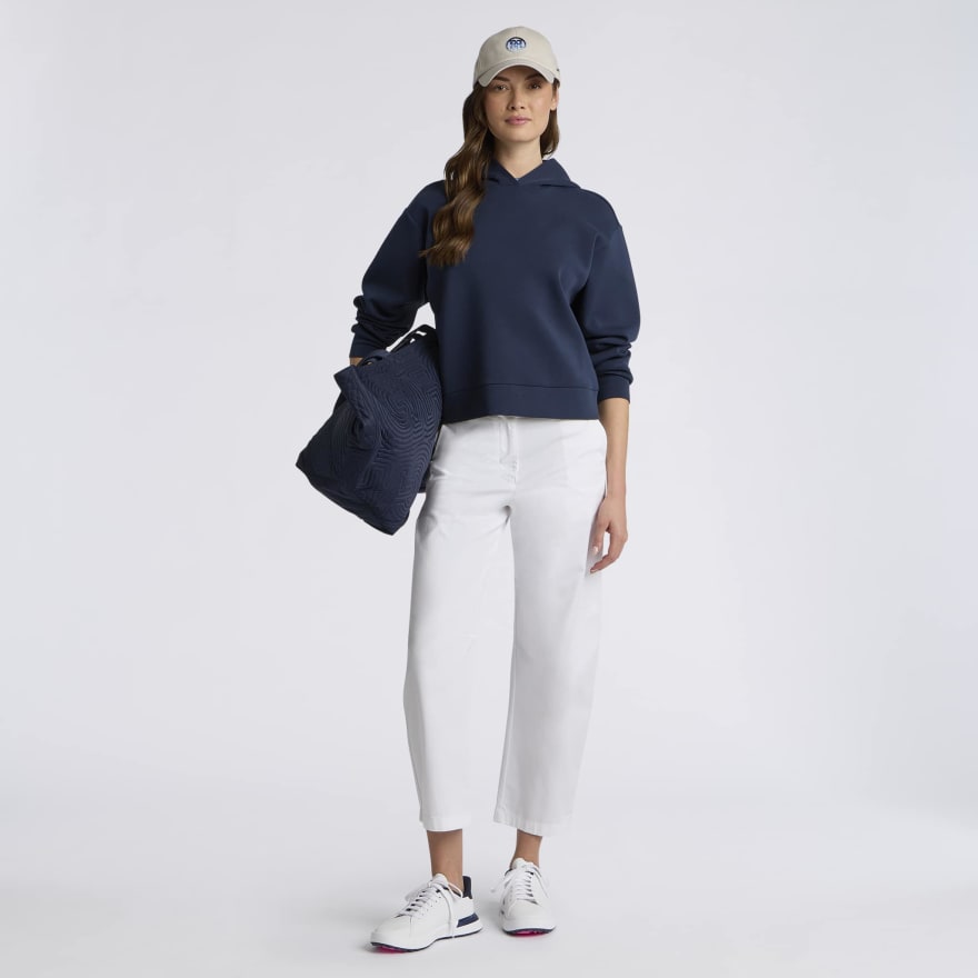 COTTON BLEND SCUBA HOODIE - US 5335