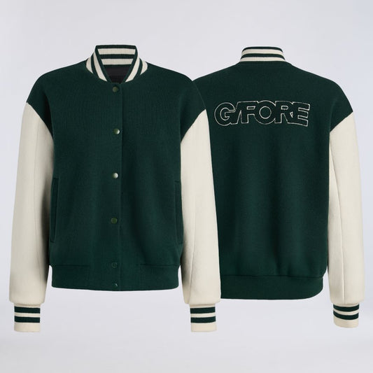 LTD RELEASE OVERSIZED WOOL CASHMERE VARSITY JACKET - US 7250