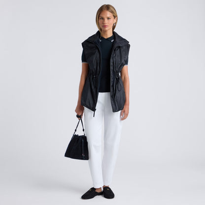 REVERSIBLE FLEECE & NYLON HYBRID VEST - US 2695