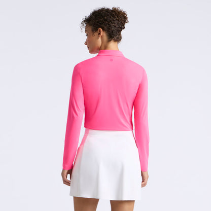 SILKY TECH NYLON LONG SLEEVE ZIP POLO - US 4226