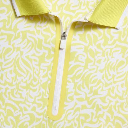 SCRIBBLE TECH PIQUÉ SLEEVELESS POLO - US 3498