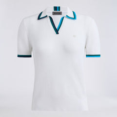 Snow / Marine Teal