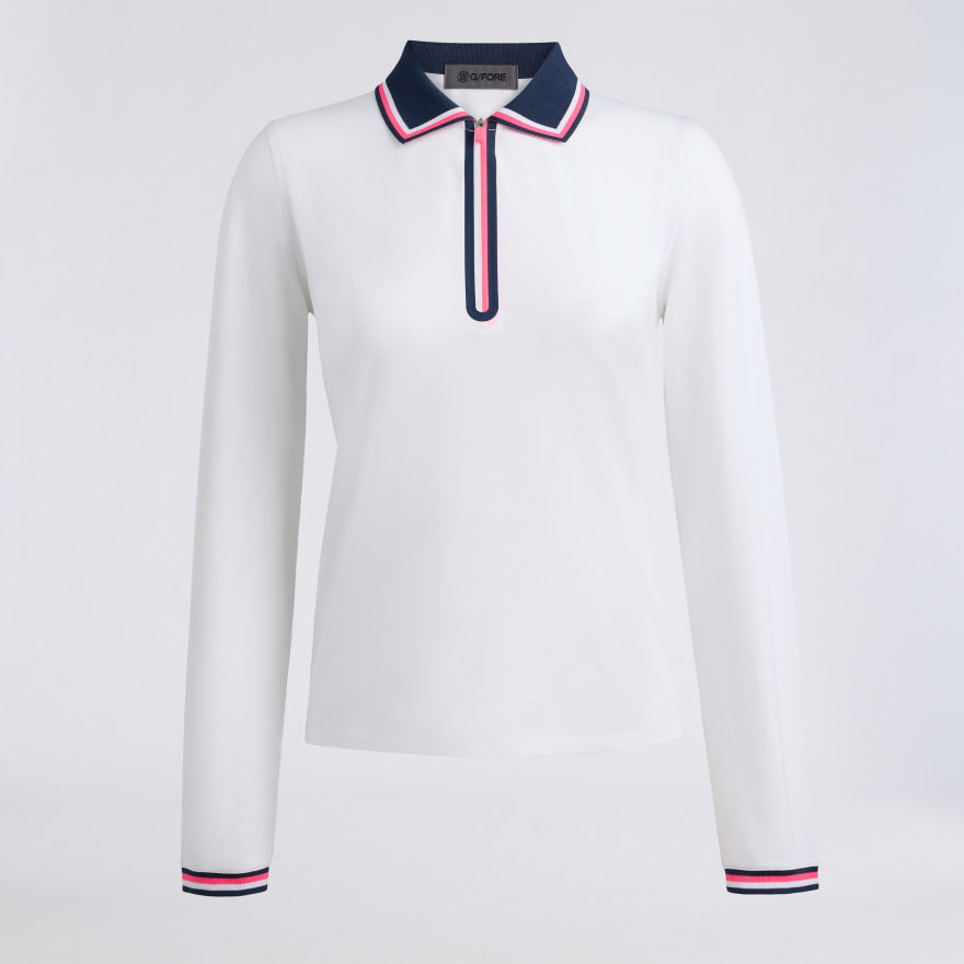 ALL PLAY TIPPED LONG SLEEVE POLO - US 4283