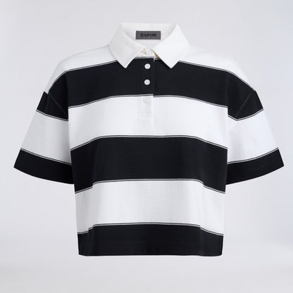 STRIPED IT BOXY RUGBY POLO - US 5622