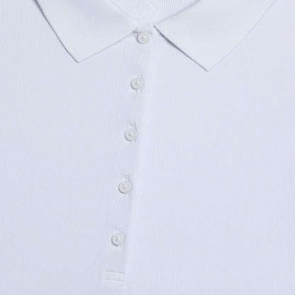 RIBBED TECH NYLON LONG SLEEVE POLO - US 2708