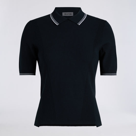 ELEVATED SHORT SLEEVE SWEATER POLO - US 8182