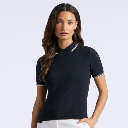 ELEVATED SHORT SLEEVE SWEATER POLO - US 8182
