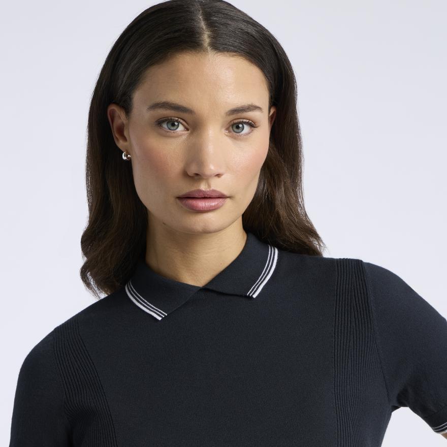 ELEVATED SHORT SLEEVE SWEATER POLO - US 8182