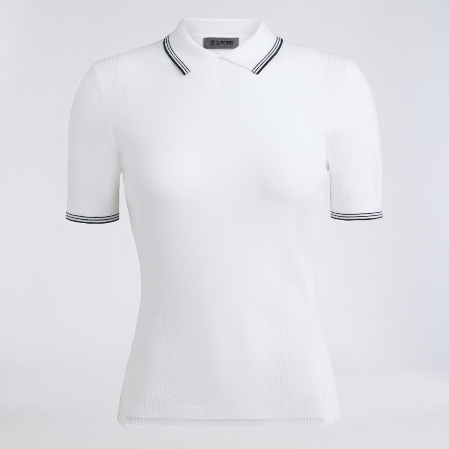 ELEVATED SHORT SLEEVE SWEATER POLO - US 9546