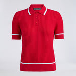 SUMMER FRIDAY TEXTURED KNIT POLO - US 6943