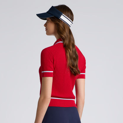 SUMMER FRIDAY TEXTURED KNIT POLO - US 6943